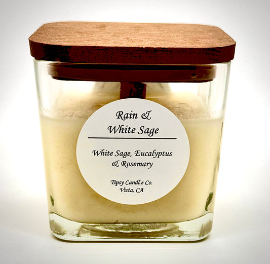 Rain & White Sage Craft Candles 7 & 10oz