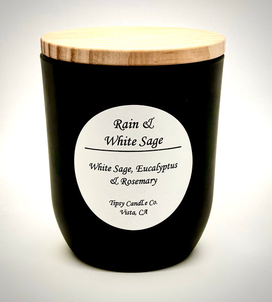 Rain & White Sage Craft Candles 7 & 10oz