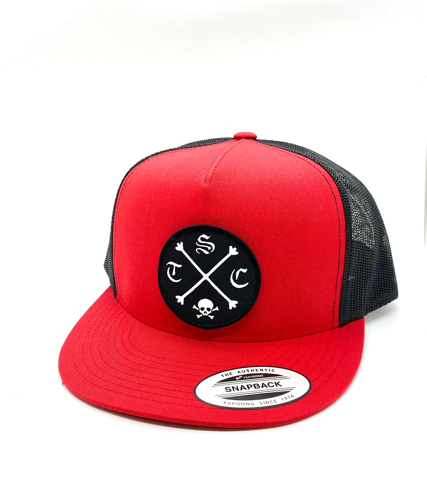 STC Crossbones Flat Bill Trucker Multiple Colors