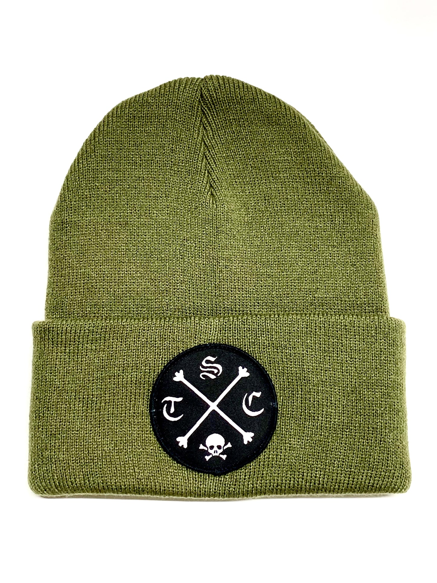 STC Crossbones Cuffed Beanie