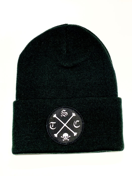 STC Crossbones Cuffed Beanie