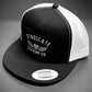 STC Winged Skull Patch Flat Bill Trucker Multiple Colors